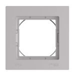 ATLASDESIGN AQUA 1-постовая РАМКА, IP44, АЛЮМИНИЙ