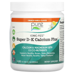 Pure Essence, Ionic-Fizz, Super DK Calcium Plus, апельсин и ваниль, 420 г (14,82 унции)