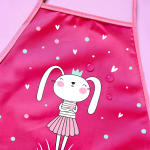 Фартук завязки 49х39 Зайка (фуксия)