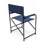 Кресло складное СЛЕДОПЫТ, 560х470х830 мм, сталь 22 мм, синий/2/