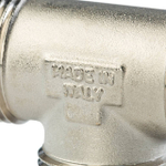 Тройник с наружной резьбой STOUT SFT 0018 - 1/2" (для стальных труб, латунь никелированная)