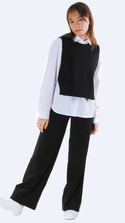 Жилет трикотажный школьный для девочки 8-17 лет Fleur de Vie