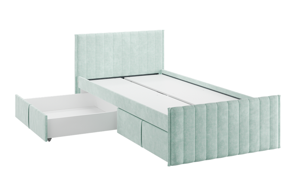 Кровать с ящиком Твикс 900*2000 (велюр) МФ Мебельсон, г. Ижевск