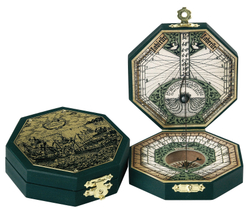 nan Солнечные часы Brass Octagonal 7 Hemisferium Зеленый / Бронзовый