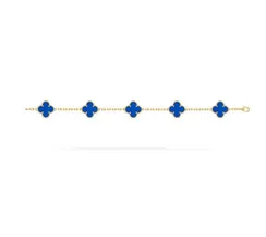 Винтажный браслет Van Cleef & Arpels Alhambra, 5 мотивов