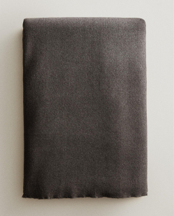 Zara Home плед из полиэстера, зелёный