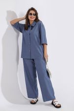 Блузка (рубашка) Тимьян-4 Виотекс СИНИЙ