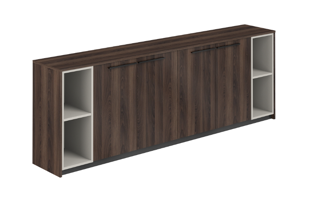 Шкаф низкий с 2-мя стеллажами RF.328.DA.DA.PG REEF (РИФФ)