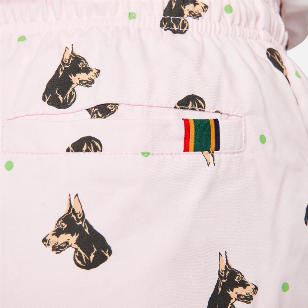 Мужские шорты теннисные Nike Dri-Fit Print Heritage Short - pink foam