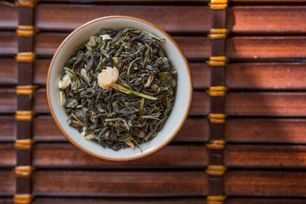 Зеленый чай "Дракон и Феникс", с жасмином, крупнолистовой, 700г, без ГМО и искуственных добавок