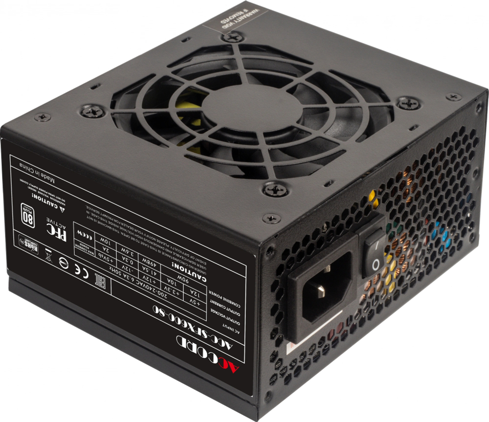 Блок питания SFX ACCORD ACC-SFX600-80