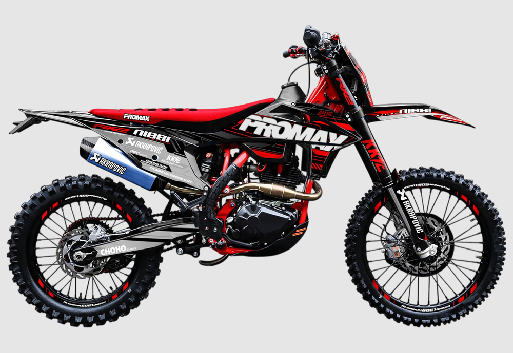 Кроссовый мотоцикл PROMAX RX2 YB300H (LX176FMN) (4 valves, 6 gears) Красный