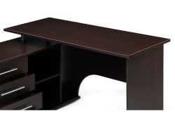 Компьютерный стол КСТ-109Л 127х140х75 левый венге