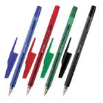 Набор шариковых ручек 4цв. Brauberg Black Jack, 0.7мм, цветной тонированный корпус