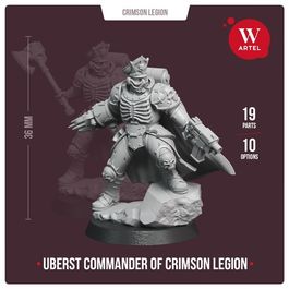 Миниатюра Uberst Commander of Crimson Legion
