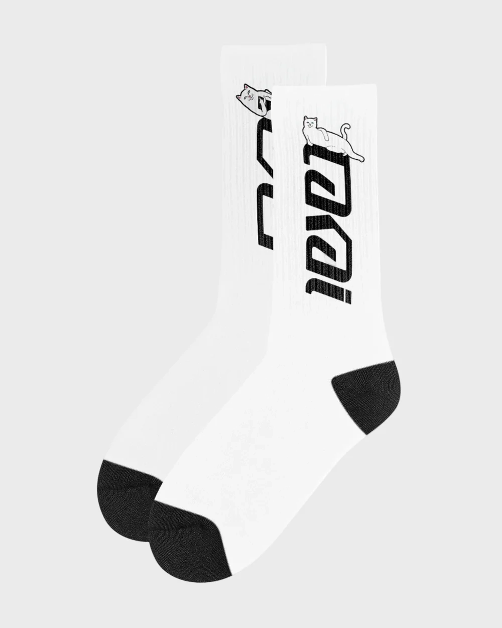 Носки LAKAI X RIPNDIP Lord Nerm Socks Pack Black / White - 2 пары