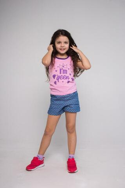 Майка летняя д/ дев Qeen р.92 (Ваш трикотаж) 00504, 1 шт.