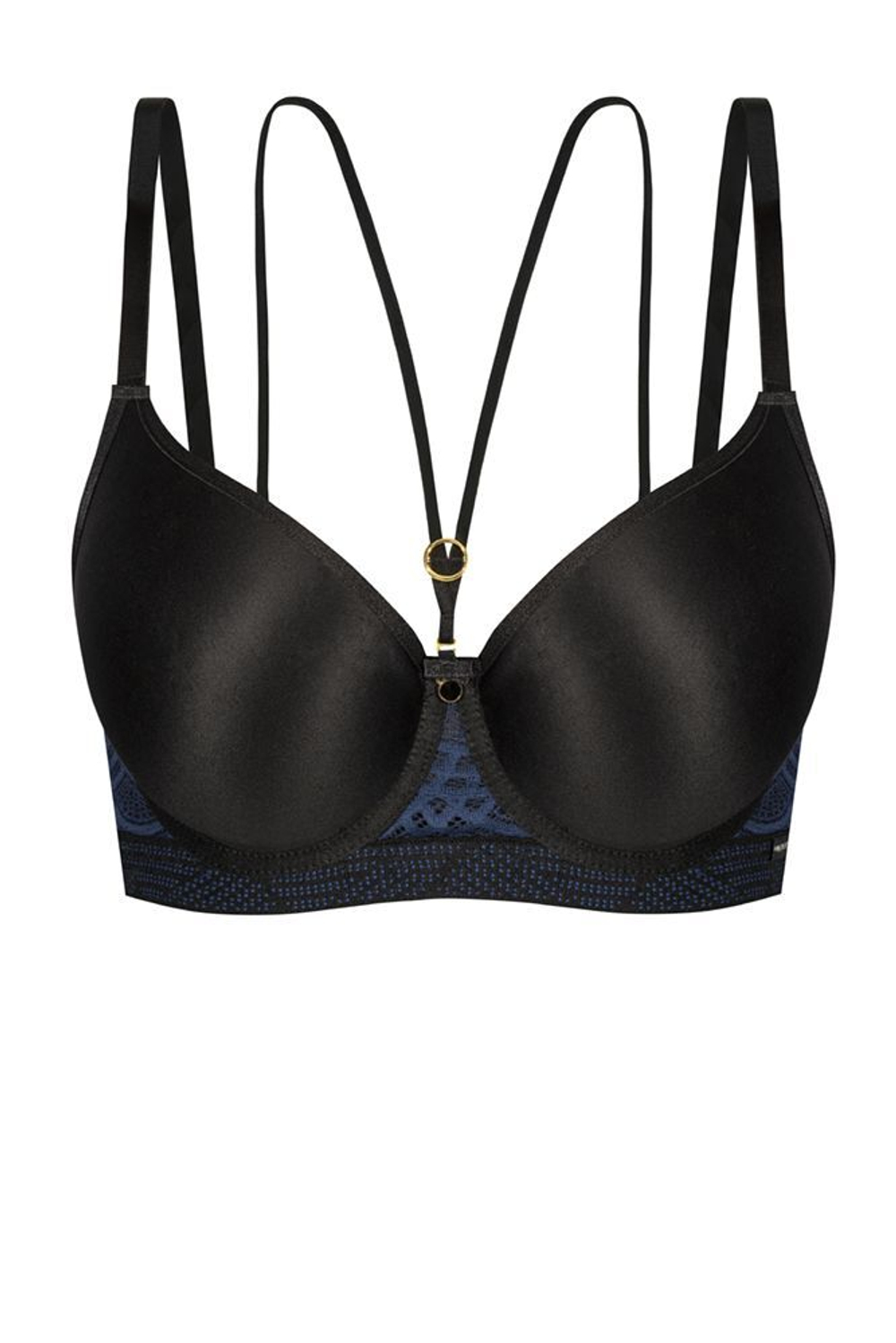 Бюстгальтер Debora с чашками из гибридной пены (Размер: 70E) (Цвет: черный)