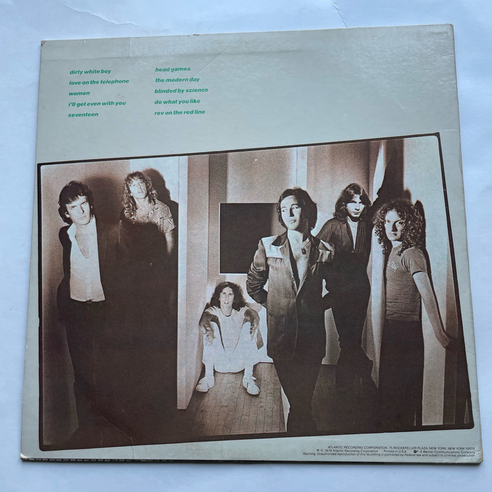 Винтажная виниловая пластинка LP Foreigner Head Games (США 1979)