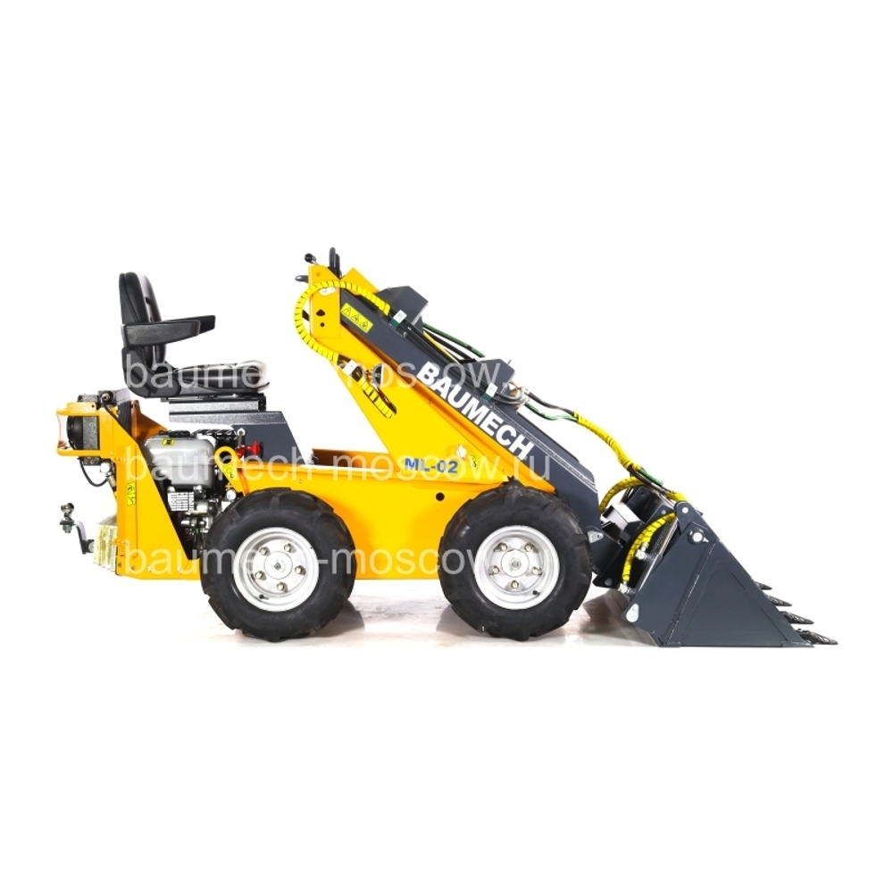 Baumech ML-02 Ковш челюстной 4 в 1, 110см, объём 130л с зубьями
