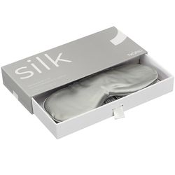Маска для сна из натурального шелка светло-серого цвета из коллекции Essential