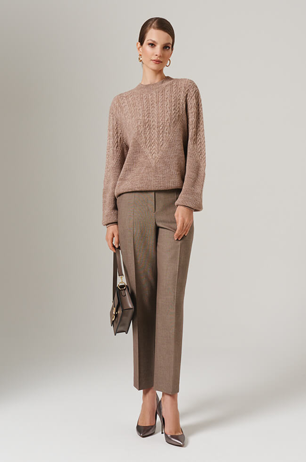 31089 Брюки женские (кофейный)