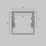 Профиль Led Strip ALM007S-2M