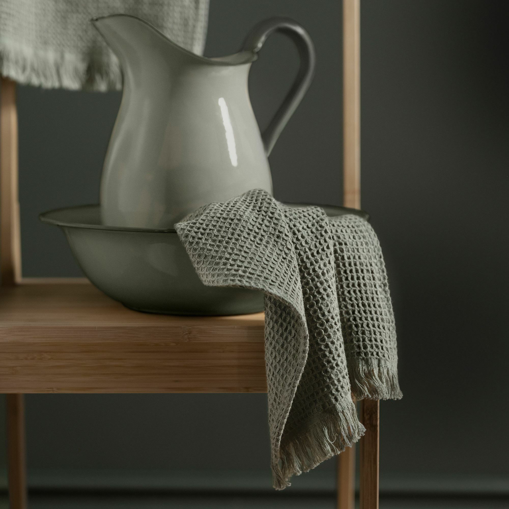 Полотенце банное IKEA VALLASAN (ВАЛЛАСОН), Хаки, 70х140 см