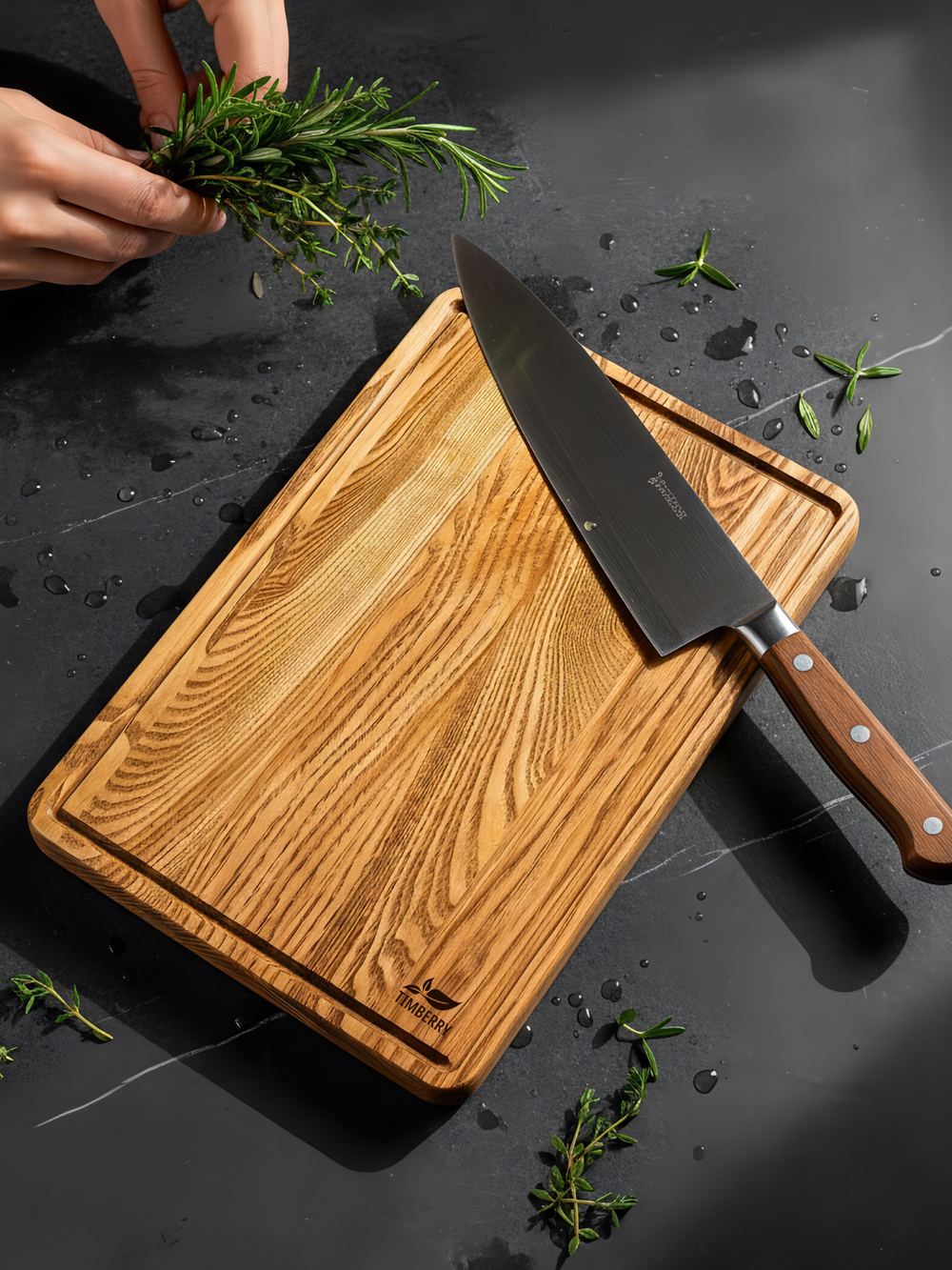 Разделочная доска 30х20 см из дуба