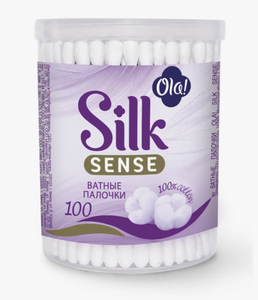 ВАТНЫЕ ПАЛОЧКИ OLA SILK SENSE 100ШТ