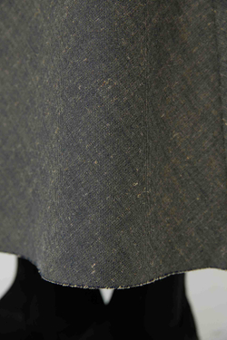 Юбка макси из льна с шерстью