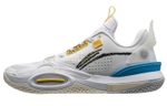 LiNing Li Ning Wade City 10 test non-slip shock absorption wear-resistant low-top basketball shoes white