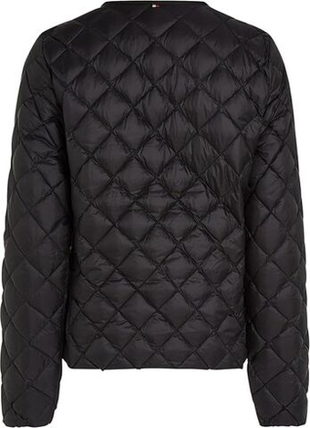Женская теннисная куртка Tommy Hilfiger LW Down Quilted Collarless - черный