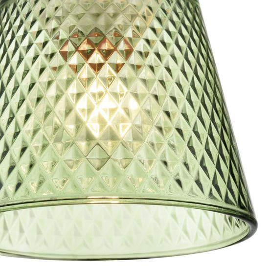 8047/1A SUSPENTIONI LN25 308 хром/зеленый металл/стекло Подвесной светильник E27 1*60W 220V MANOLA