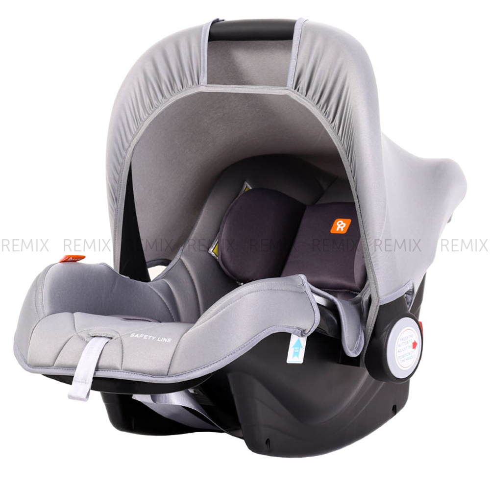 Автокресло LB-327 "Walker" Safety Line (Storm Grey) группа 0+ (0-13 кг)