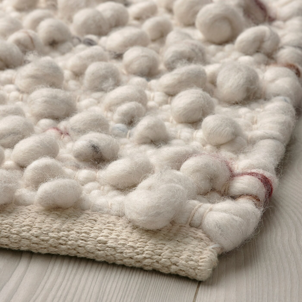 Ковер IKEA SVARDBORG (СВЭРДБОРГ), Белый, 133x195 см