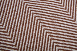 Плед-покрывало из хлопка "Venera", Ёлочка, цвет Терракот