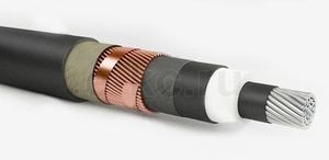 Кабель силовой высоковольтный алюминиевый  АПвВнг-LS1х95/16-10кВ