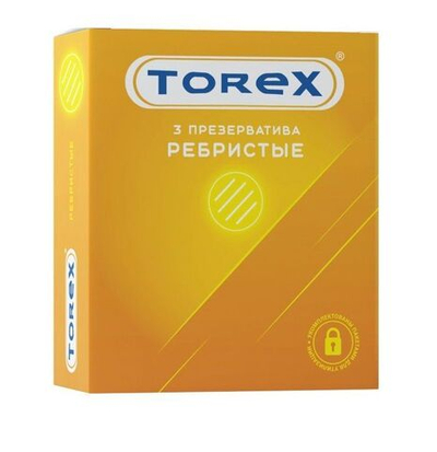 Текстурированные презервативы Torex  Ребристые  - 3 шт.