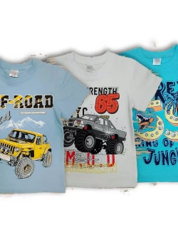 Футболка для садика и школы.Набор 3 шт.мальчик