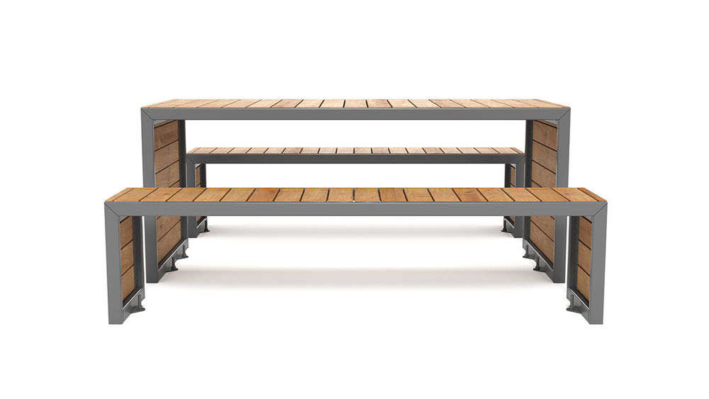 Стол и 2 скамейки SK00143