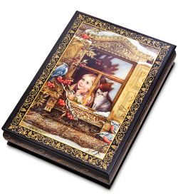 Народные промыслы ШК-11/ 9-L Шкатулка в технике декупаж (16х22х5)