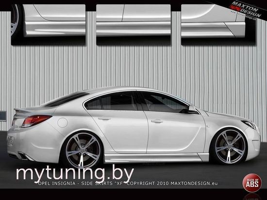 Накладки на пороги XR для Opel Insignia