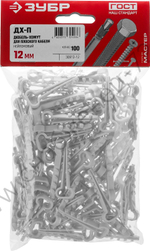 ЗУБР ДХ-П 12 мм, дюбель-хомут для плоского кабеля, нейлон, 100 шт (30912-12)