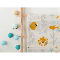 Плед 80х110 Tkano Tiny world Oceania world TK20-KIDS-TH0002