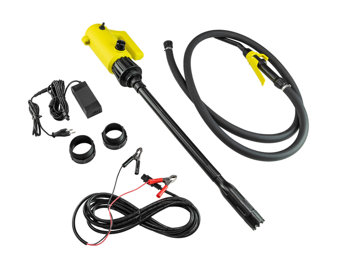 Насос электрический для перекачки жидкостей и ГСМ, 16 л/м