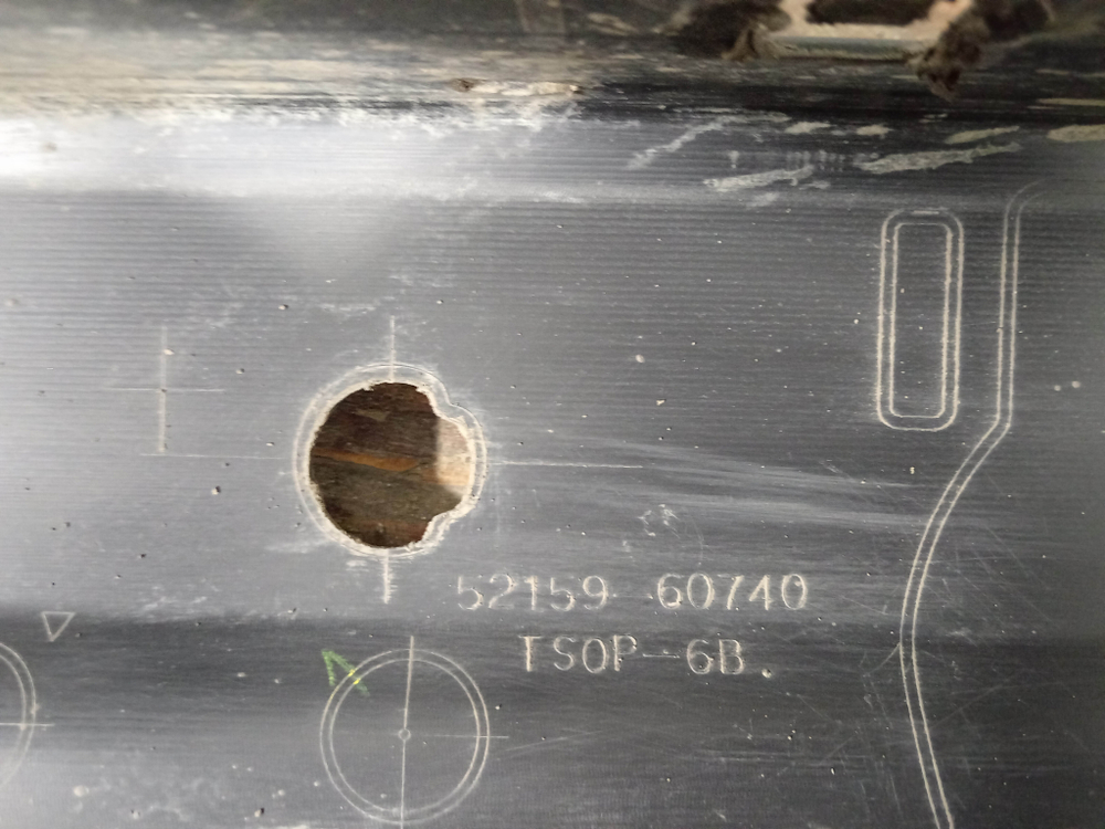 Бампер задний Toyota Land Cruiser 200 15-21 Б/У Оригинал 521596A929