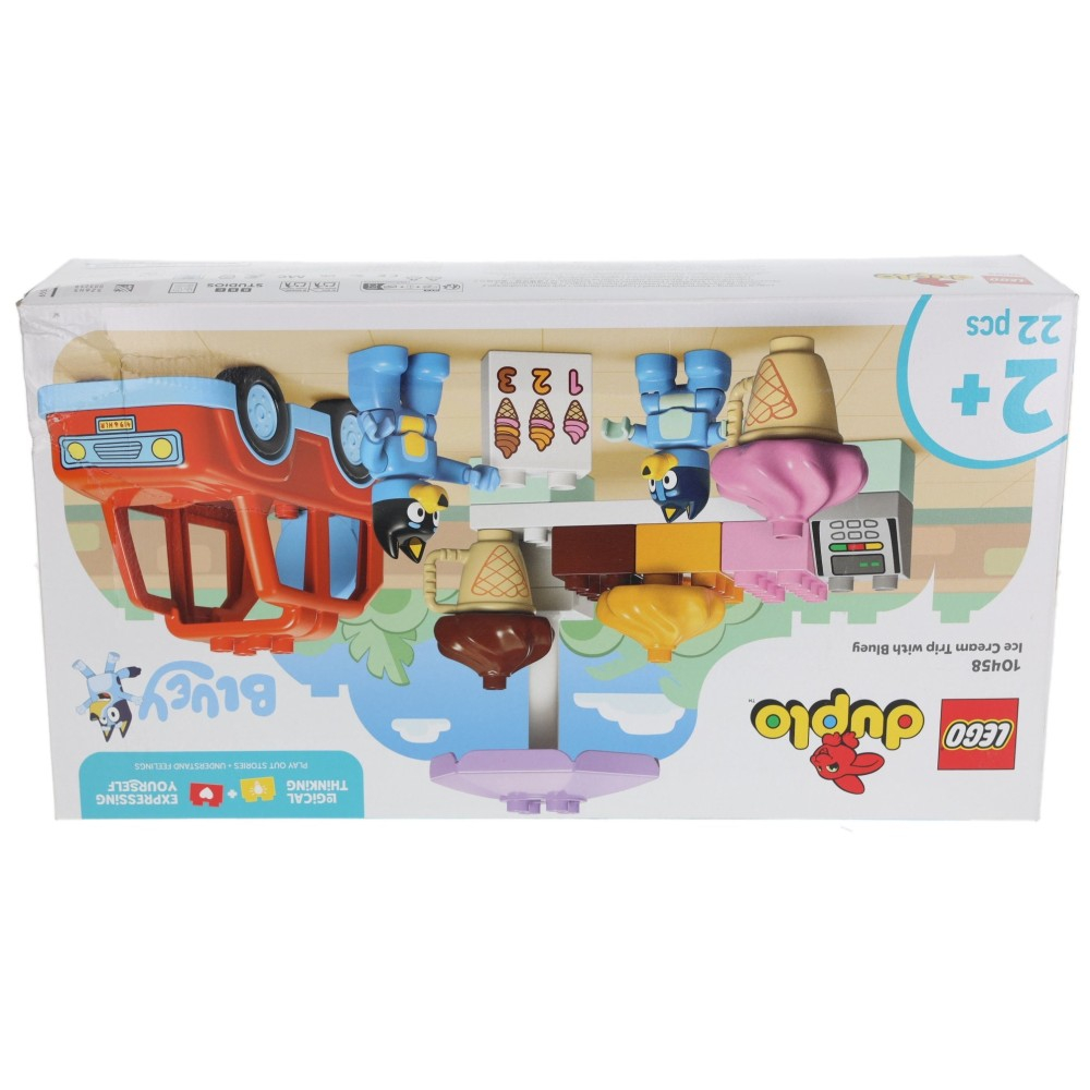 Конструктор LEGO DUPLO Bluey 1860 10458 Поход за мороженым с Блю — фото 1
