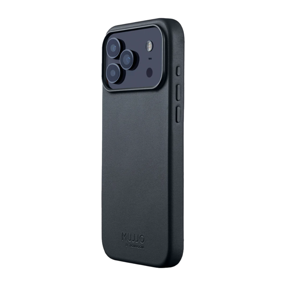 Кожаный чехол MagSafe Mujjo Full Leather Case для iPhone 17 Pro Max Чехол из натуральной телячьей велюровой цельнозерновой кожи с мелкозернистой фактурой и сенсорной накладкой для Контроллера камеры