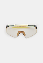 Спортивные очки 100% AEROCRAFT Gloss Metallic Black - Gold Mirror Photochromic Lens